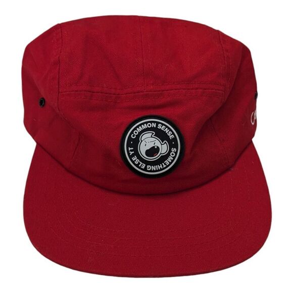 Something Else YT‎ Common Sense Five Panel Adjustable Hat Red - Picture 1 of 6